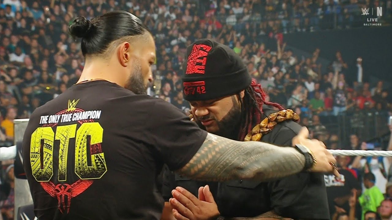 Roman Reigns Acknowledge Jacob Fatu by Giving him his own Ula Fala Full Segment WWE RAW 15 June 2026 background