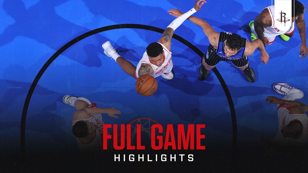 Houston Rockets Highlights vs. Orlando Magic background