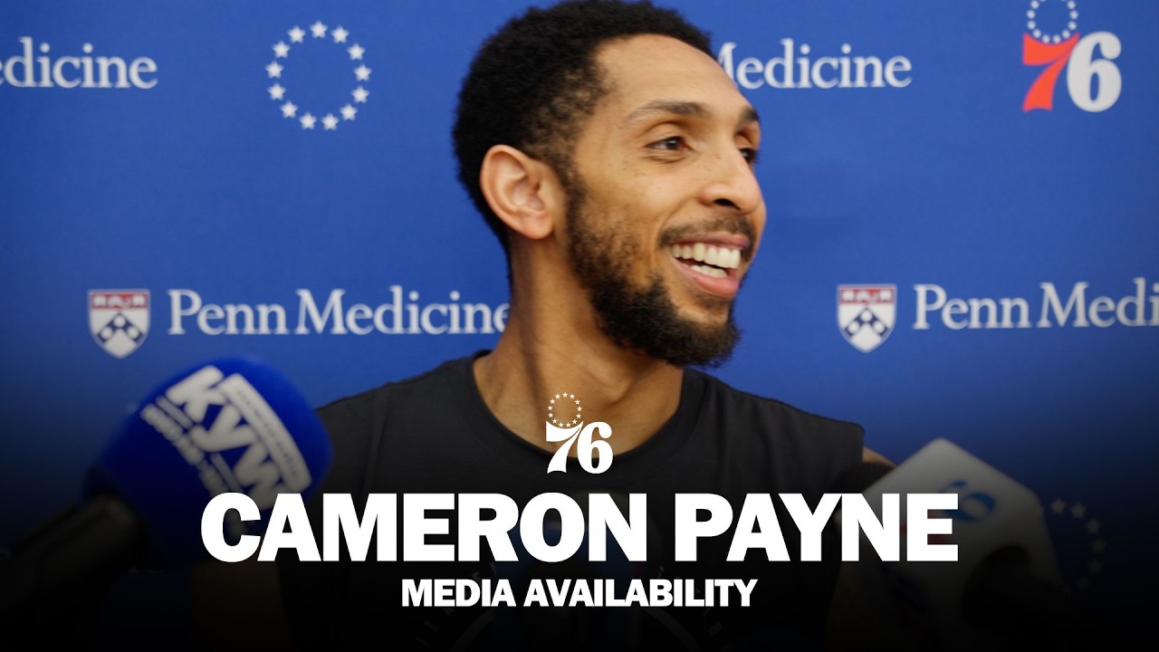 Philadelphia 76ers Media Availability ЁЯОЩя╕П | Cameron Payne | 02.18.26 background