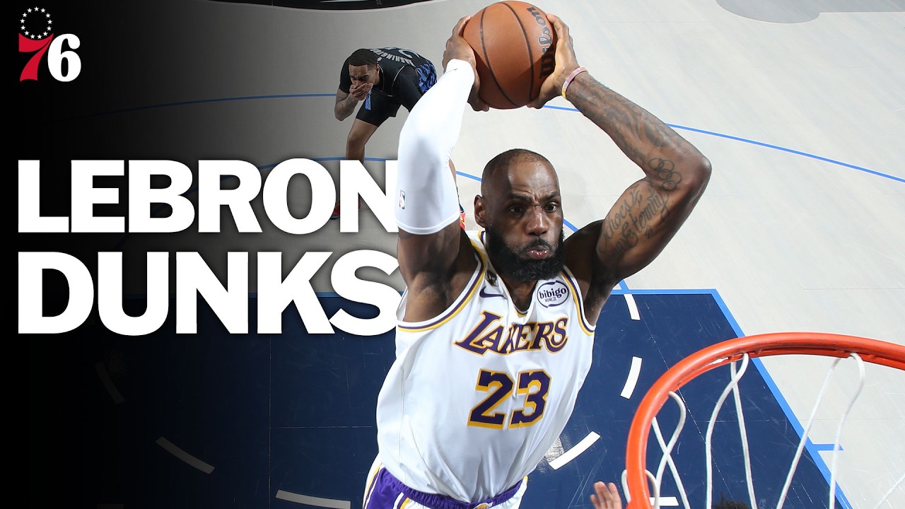 LeBron James' BEST DUNKS from 2025-26 Season