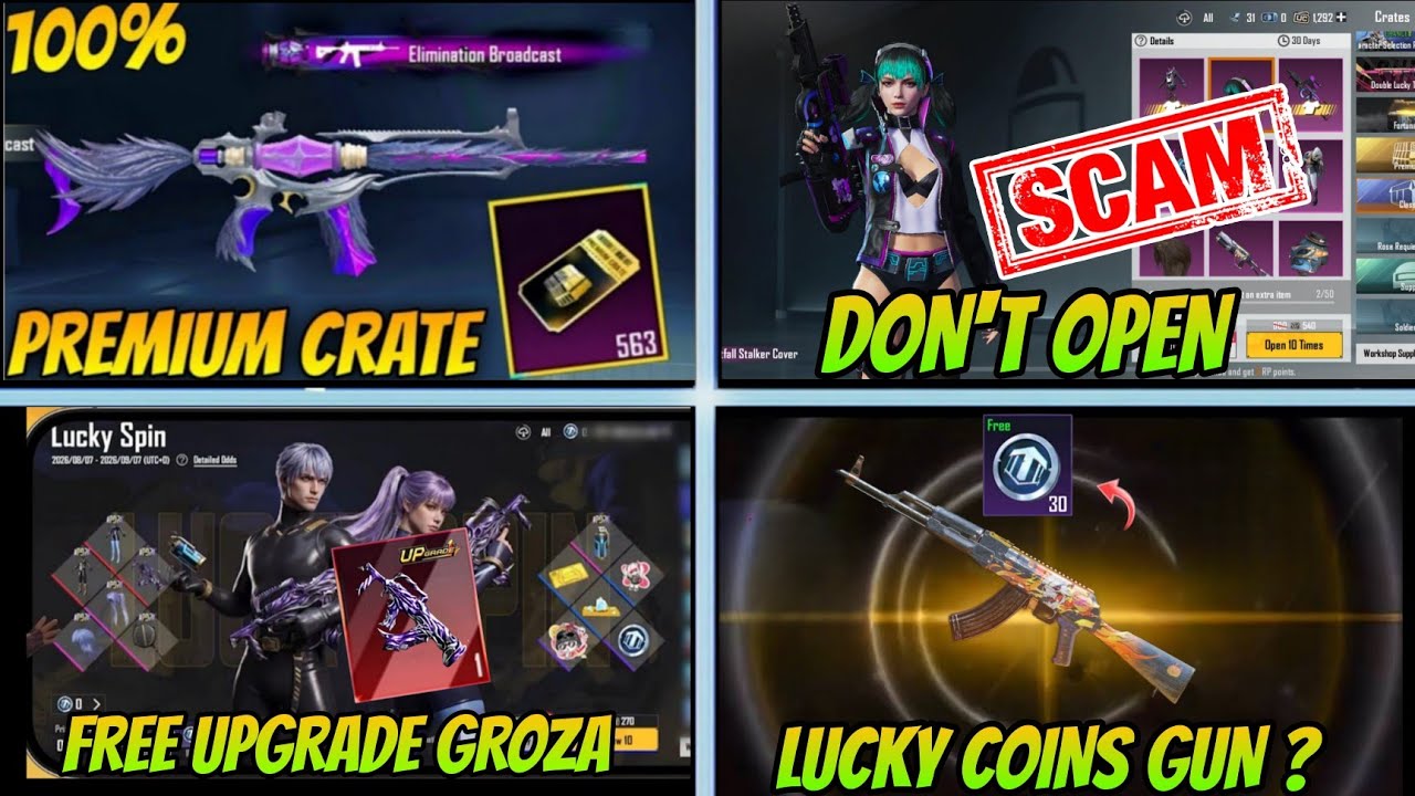 BGMI 4.6 😱 SHINOBI KAMI M416 RETURN / FREE UPGRADE AUTO GROZA SKIN COMING / BGMI HELLFIRE AKM COMING