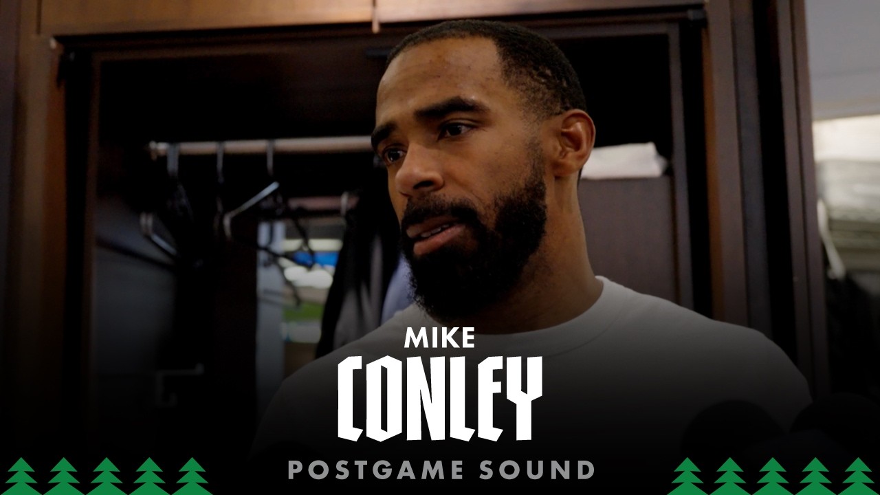 “It’s About Stringing It All Together” | Mike Conley Postgame Sound | 04.05.26 background