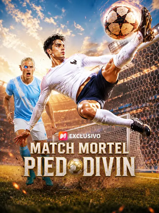 MATCH MORTEL, PIED DIVIN poster