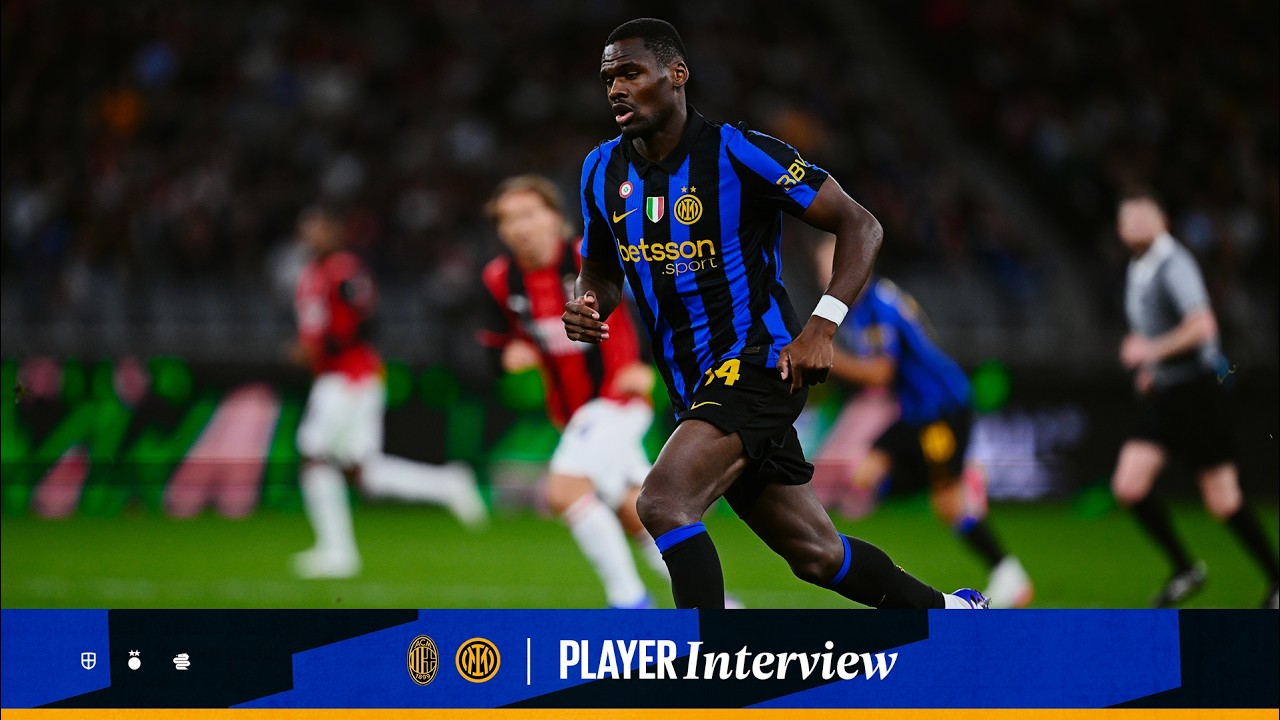 ANGE-YOAN BONNY: "È IMPORTANTE GIOCARE PARTITE COME QUESTE" 🎙️ | INTERVIEWS 🖤💙 background