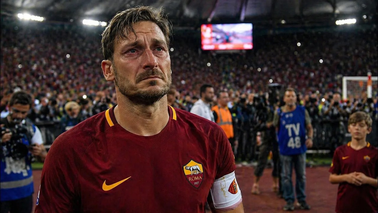 Emotional Last Minutes of Totti's Career