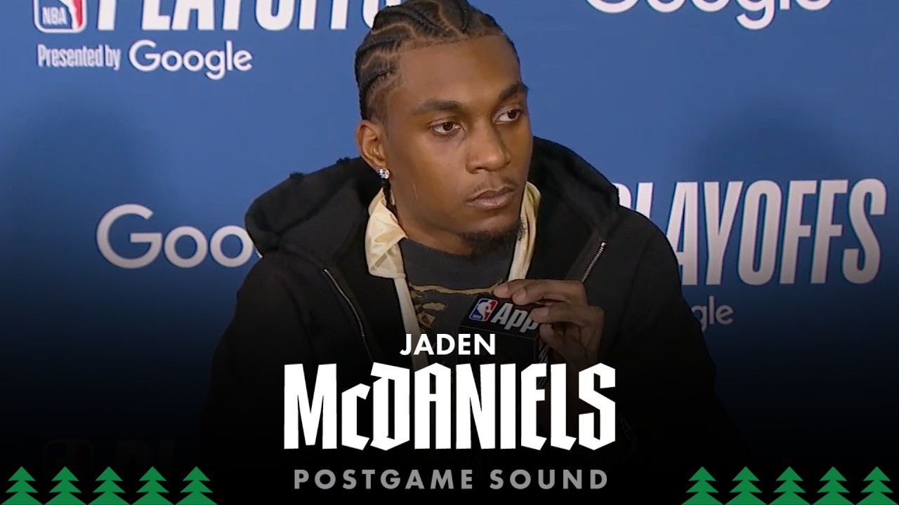“We Knew This Would Be A Physical Series.” | Jaden McDaniels Postgame Sound | 04.27.26