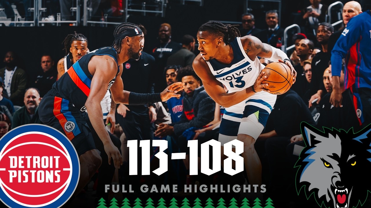 Minnesota Timberwolves Fall To Detroit Pistons 113-108 | 04.02.26 background