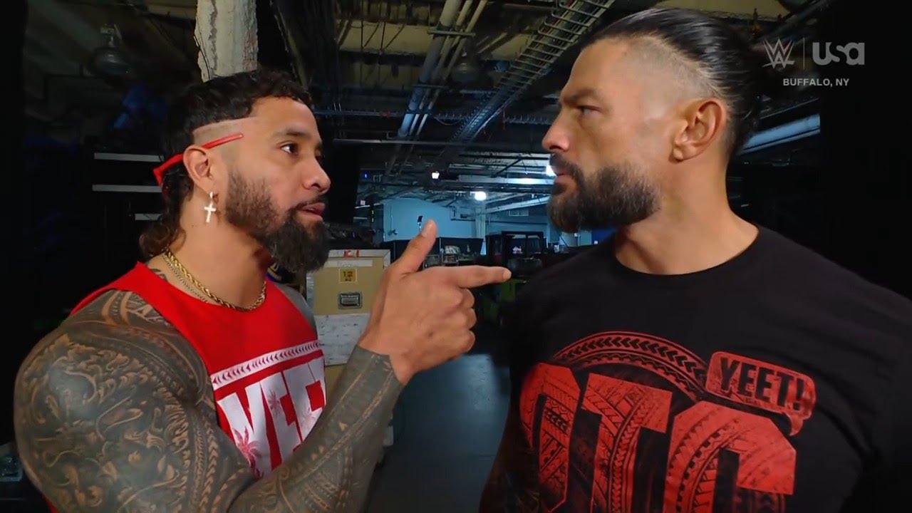 Jey Uso threatens to leave the Bloodline unless Roman Reigns stops talking down on them