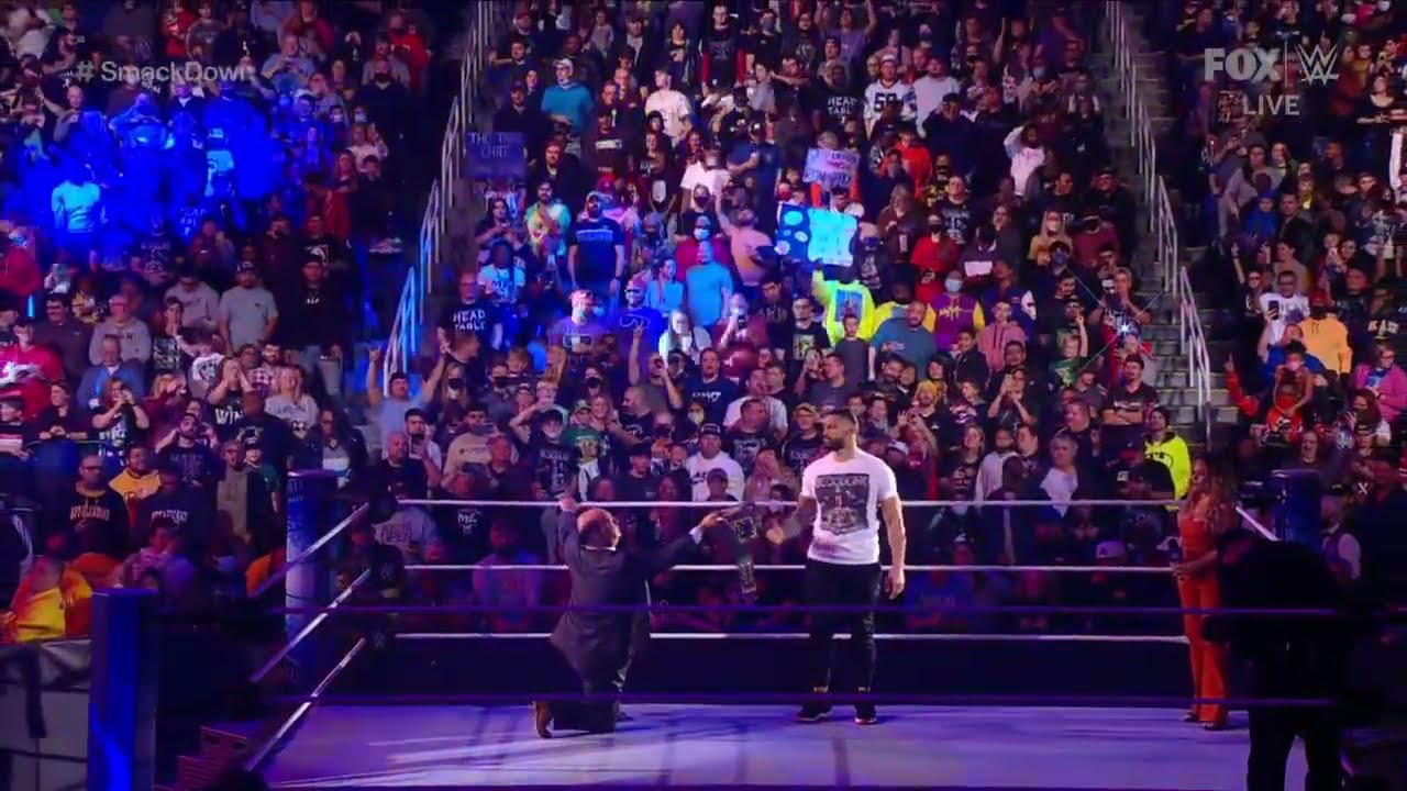 Roman Reigns Promo full segment Smackdown 2021 background