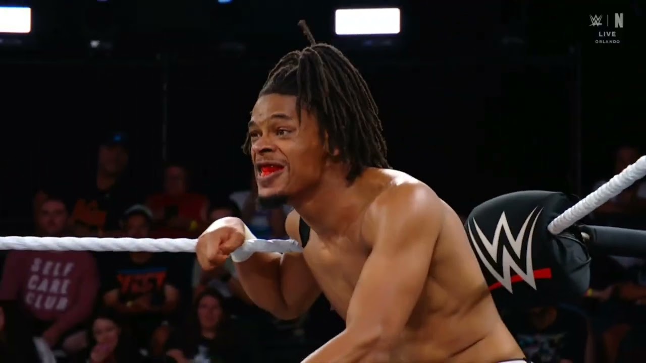 WWE NXT KEANU CARVER VS EK PROSPER 08/04/26 background