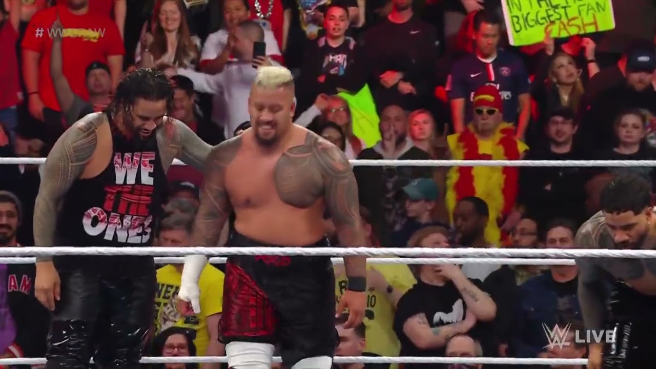 Kevin Owens vs Solo Sikoa W/ The Usos – WWE Raw April 10th 2023 (Full Match) background
