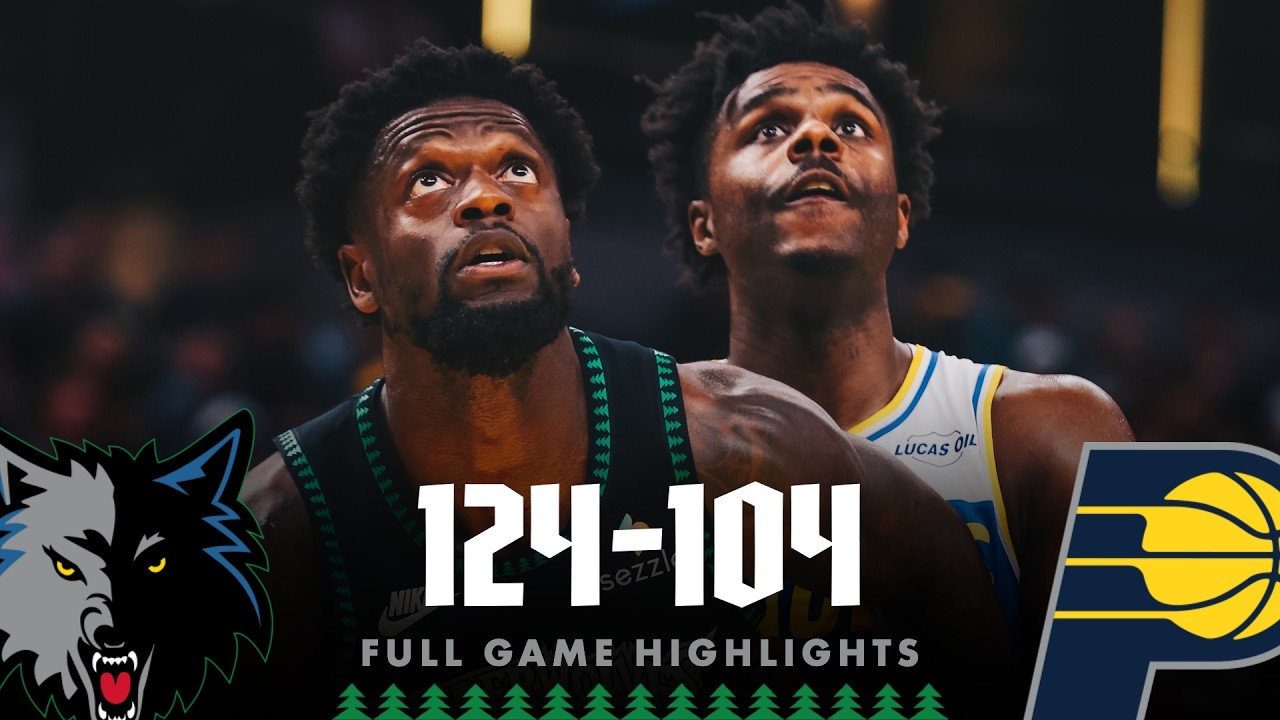 Timberwolves Get Back Into The Win Column After Defeating The Indiana Pacers 124-104 | 04.07.26 background