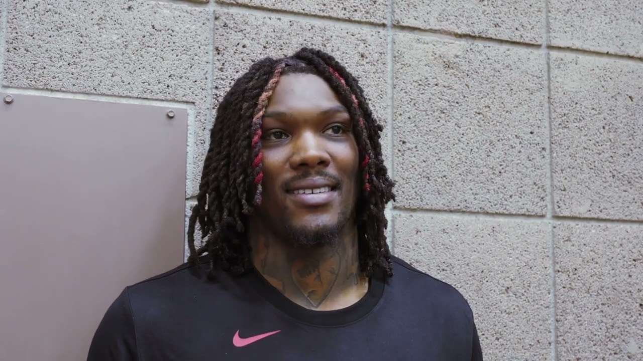 Robert Williams III Media Availability | 2023 Training Camp, Day 2 | Portland Trail Blazers background