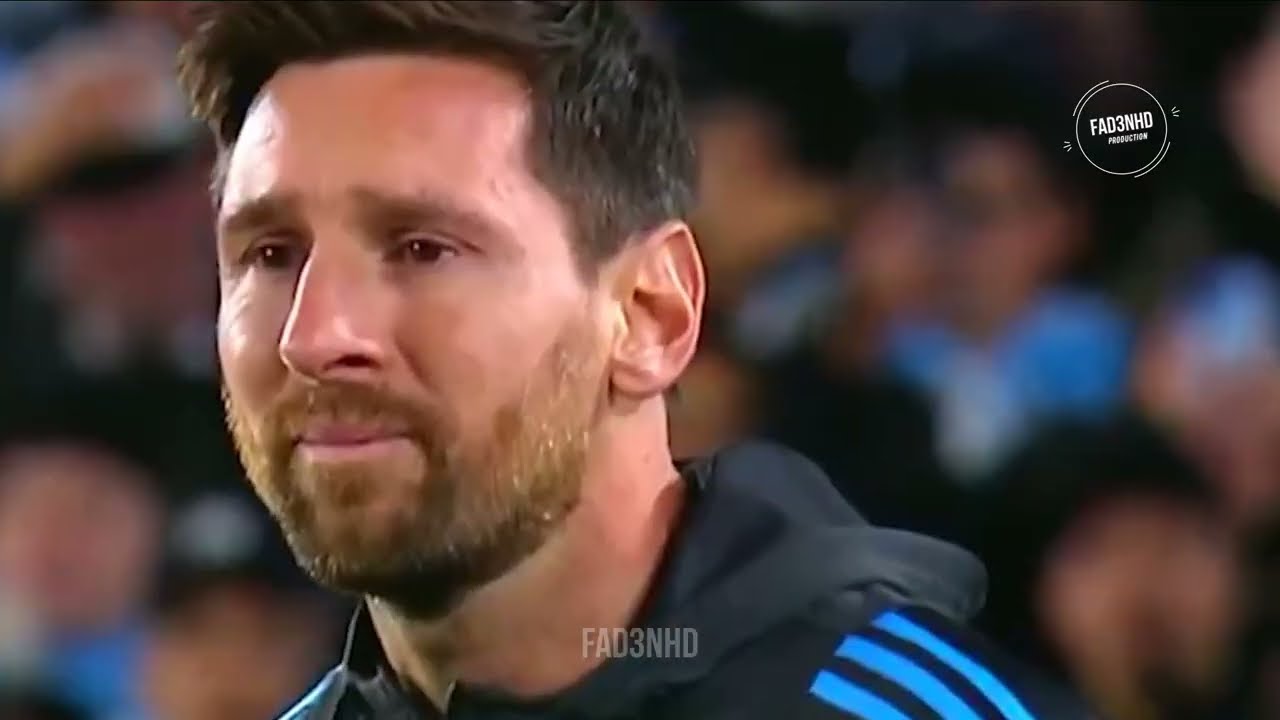 Lionel Messi In Tears - 2 Goals vs Venezuela Tonight background