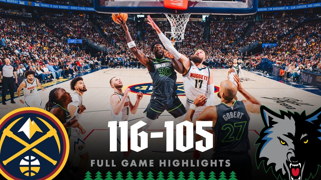 Minnesota Timberwolves Fall In Game One Vs The Denver Nuggets Round 1 116-105 | 4.18.26 background