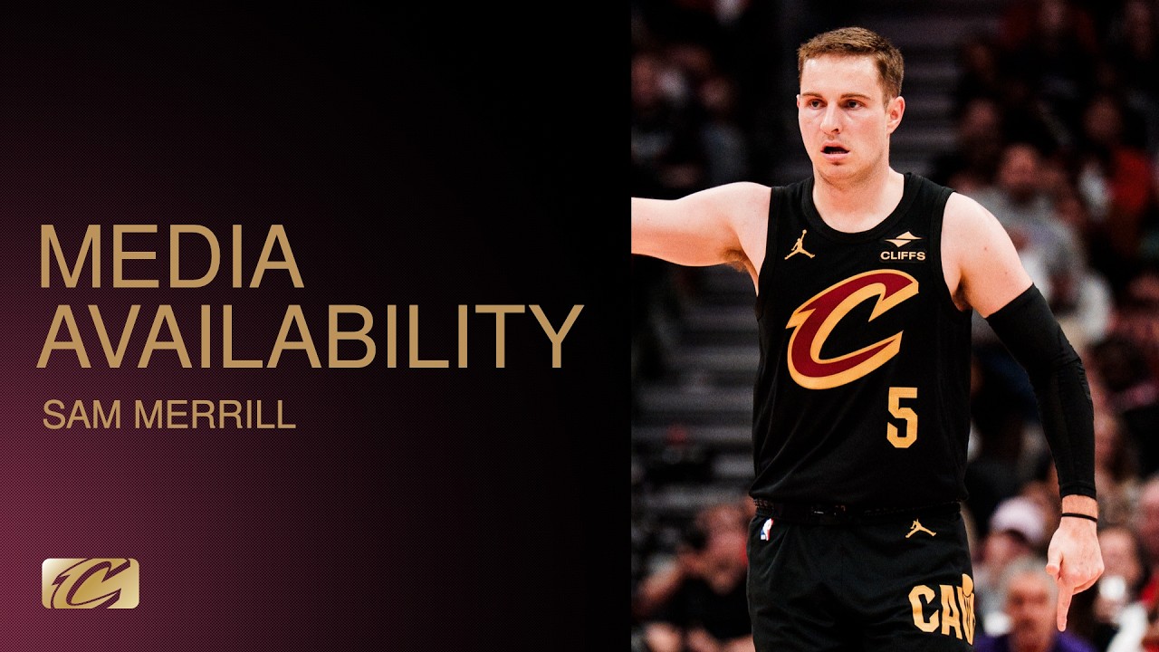 Cavs at Raptors | Sam Merrill Post Game | 04.26.2026 background