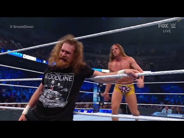 Sami Zayn vs Riddle, If Riddle Wins They Get Championship Unification Match - WWE Smackdown 5/13/22 background