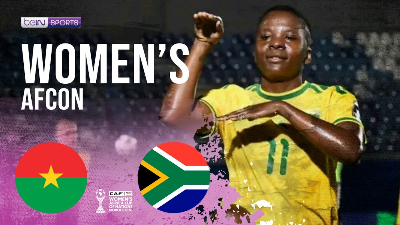 Burkina Faso vs South Africa | HIGHLIGHTS 2026 Women´s Africa Cup of Nations | 08/04/2026 background