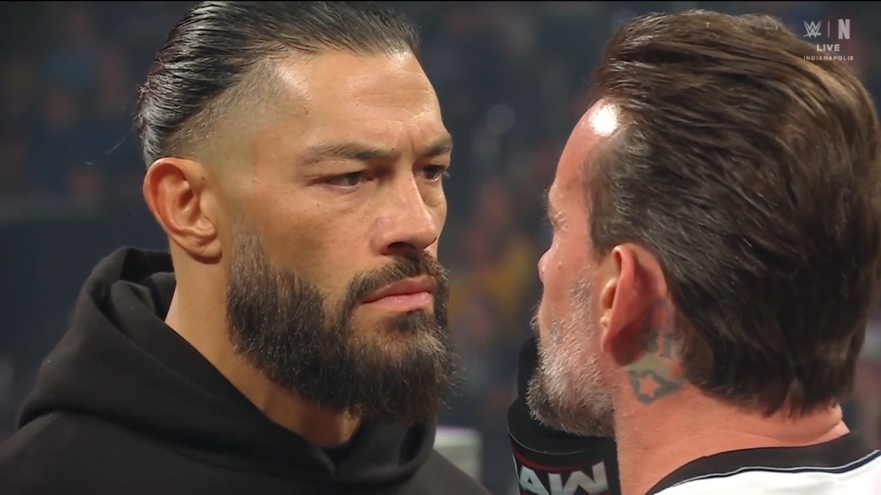 CM Punk comes face-to-face with Roman Reigns - WWE RAW 3/2/2026