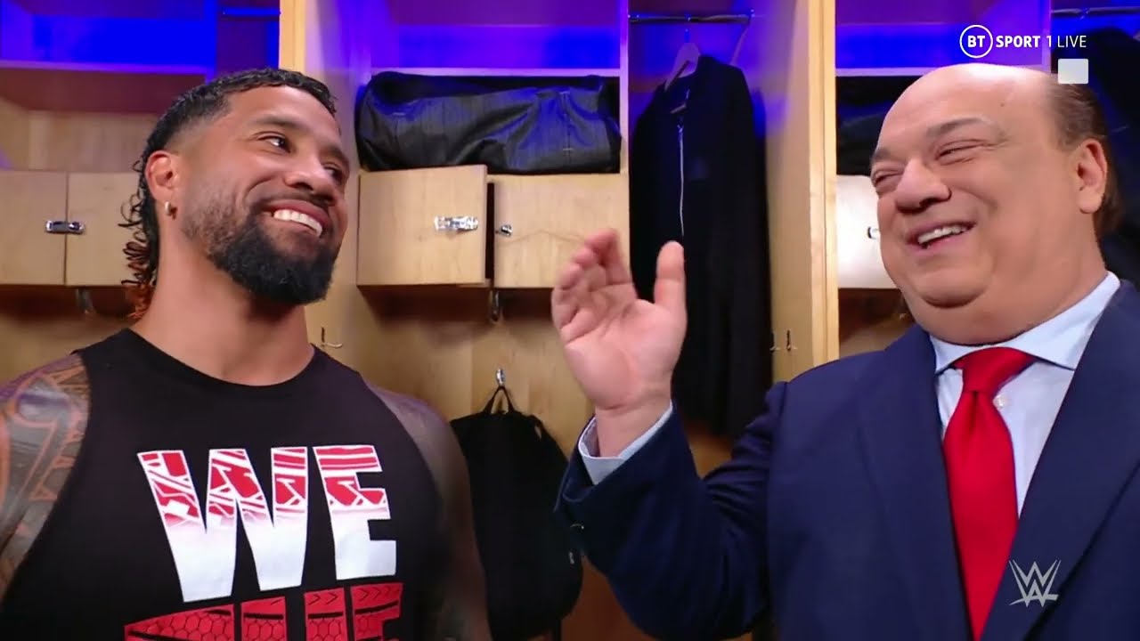 Jey Uso & Paul Heyman Backstage Segment + Baron Corbin vs Butch | WWE Smackdown 6/9/23 (Full Match) background