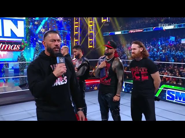 Roman Reigns & Sami Zayn Promo - WWE Smackdown 12/23/22 (Full Segment) background