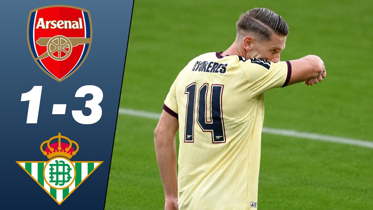 Arsenal vs Betis 1-3 - All Goals & Highlights 2026 background