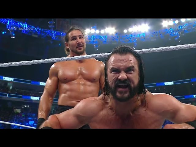 Drew McIntyre & Madcap Moss vs The Usos - WWE Smackdown 8/12/22 (Full Match) background