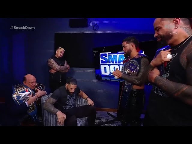 Roman Reigns talks The Usos - WWE SmackDown 11/11/2022 background