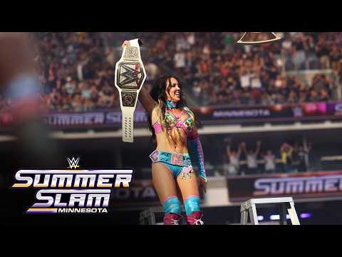 Combate de Escaleras por el Campeonato Femenino Interino de WWE: SummerSlam 2026 highlights
