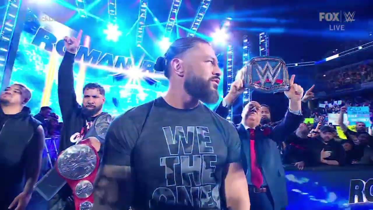 The Bloodline Entrance - WWE Smackdown 11/11/22 background