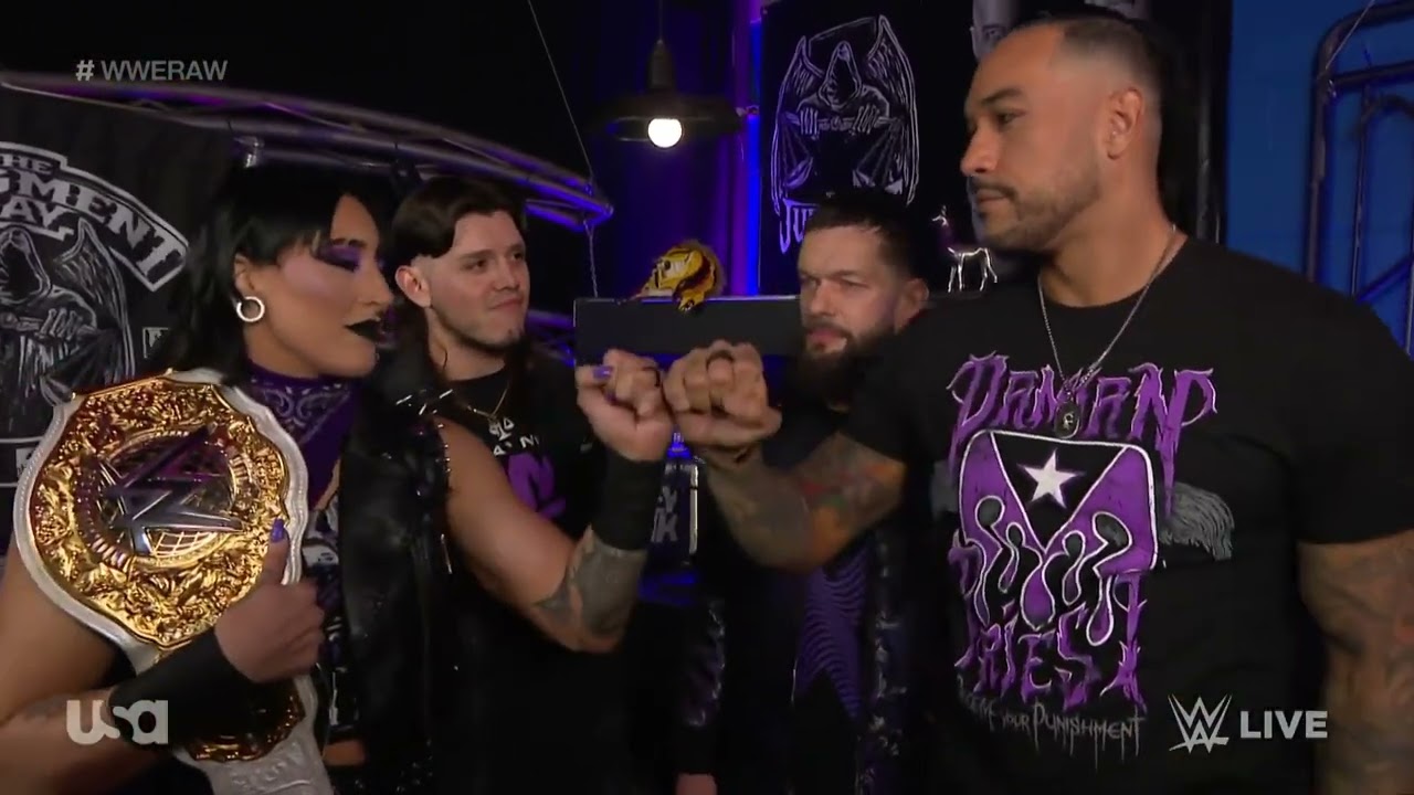 The Judgement Day Backstage Segment + Seth Rollins Entrance – WWE Raw October 16th 2023