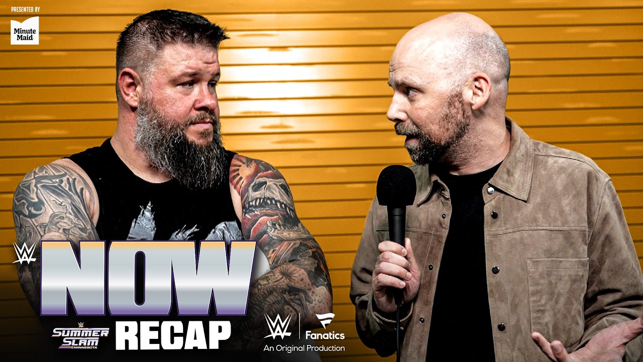 FULL INTERVIEW: Kevin Owens describes arduous journey to getting cleared | SummerSlam Recap: WWE Now background