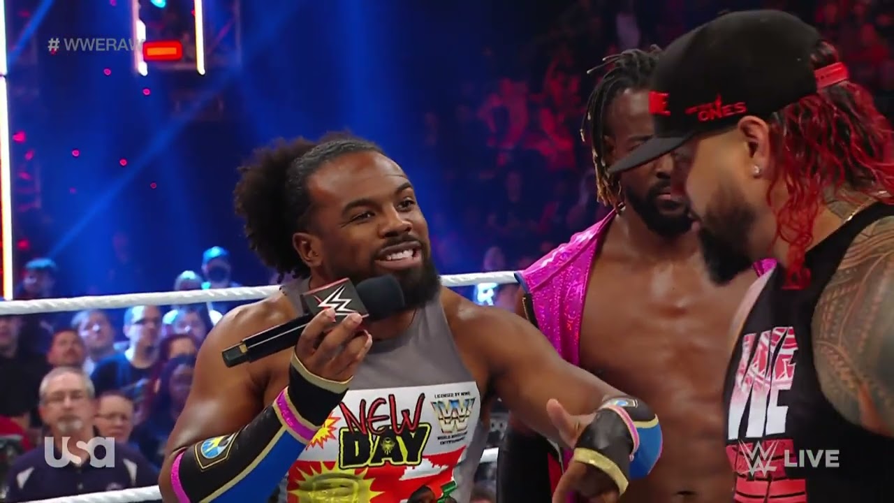 The New Day & The Usos Fire Promo - WWE Raw 11/7/22 (Full Segment) background
