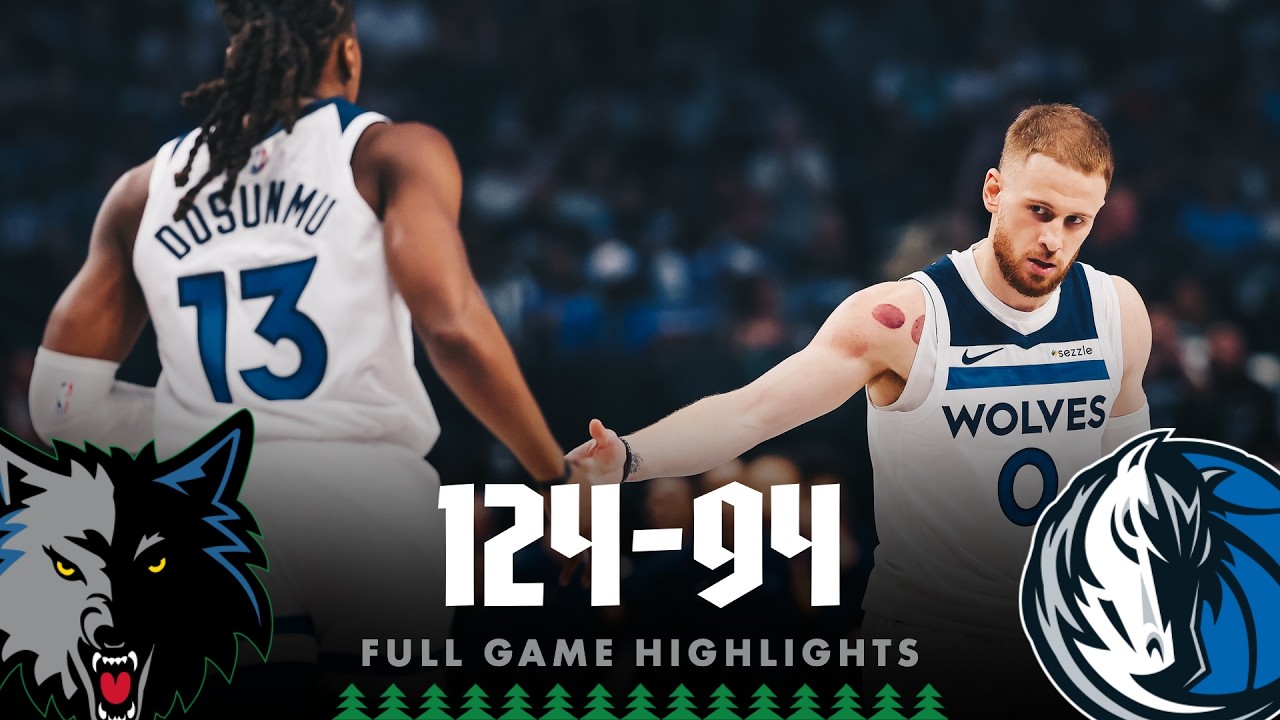 Minnesota Timberwolves Back In The Win Column After Defeating The Dallas Mavericks 124-94 | 3.30.26 background