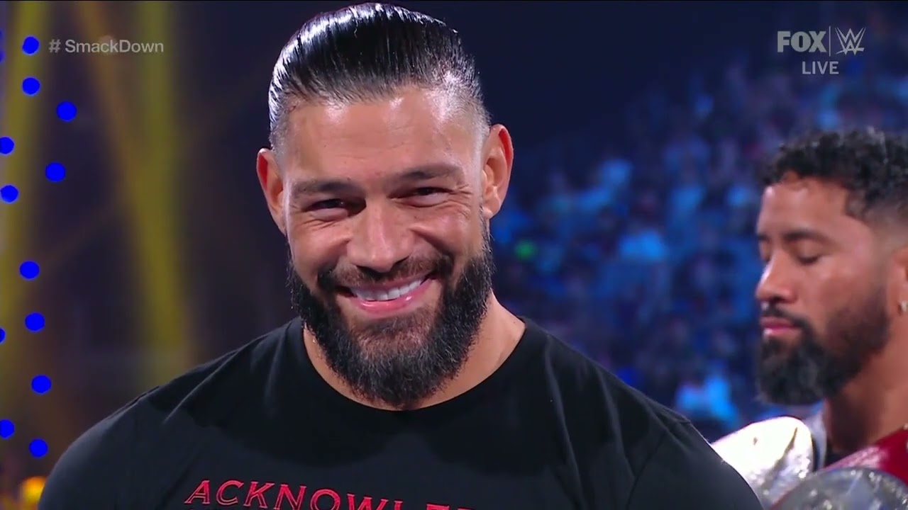 Roman Reigns Today Full Promo Segment July 8, 2022| Austin Theory Teases Cash in on Roman Reigns background