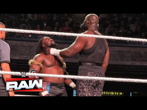 WWE 28 July 2026 Oba Femi Vs Omos Match Highlights! background