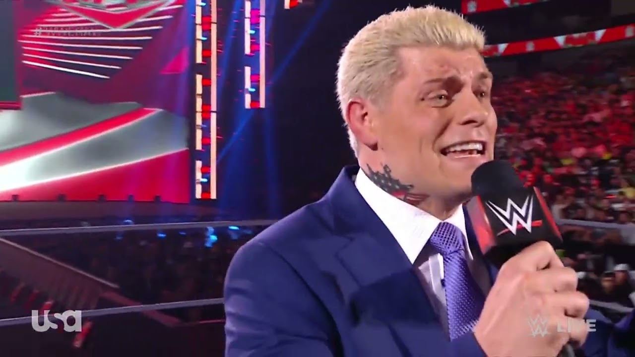 Cody Rhodes Return Promo - WWE Raw 4/4/22 (Full Segment) background