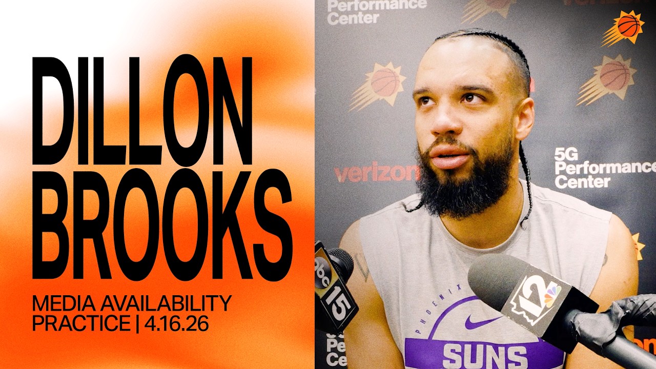 Dillon Brooks Practice Media Availability | Phoenix Suns | 4-16-26 background