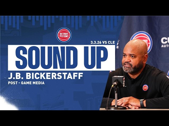 Post-Game Press Conference: J.B. Bickerstaff | Pistons vs. Cavsย | 03.03.26