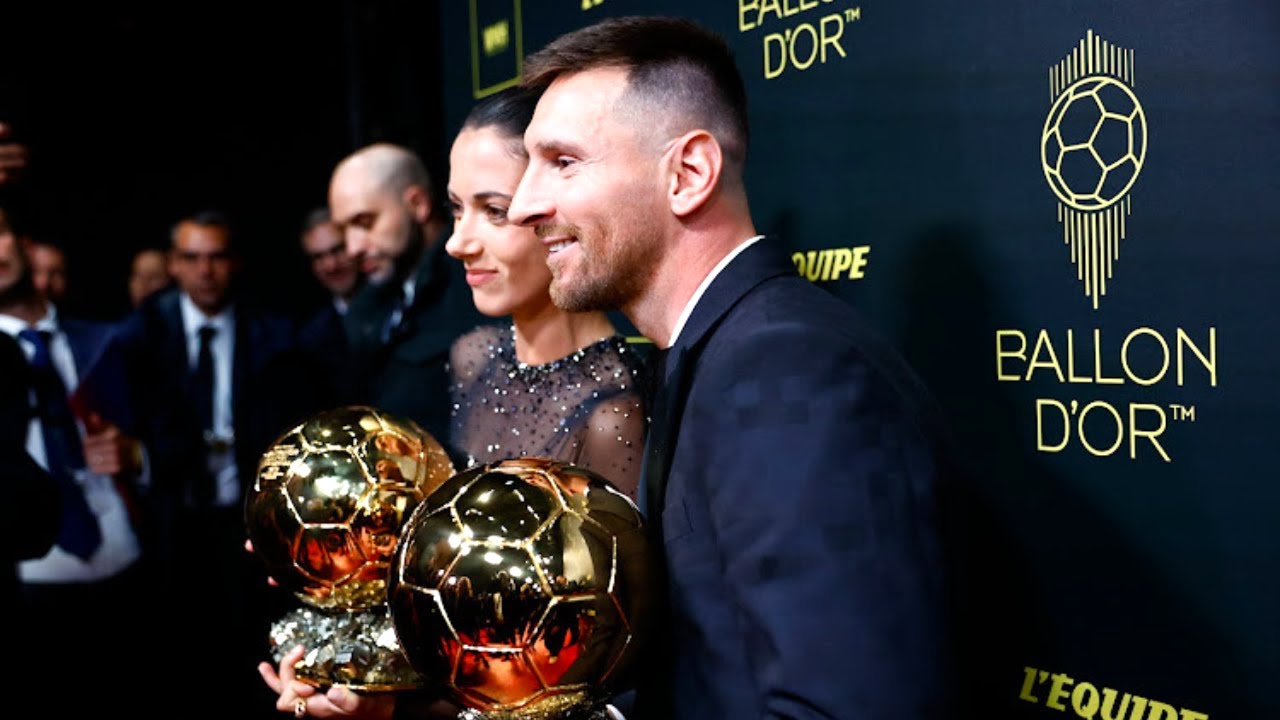 Lionel Messi - Ballon d'Or 2023 Ceremony Recorded by Fans background