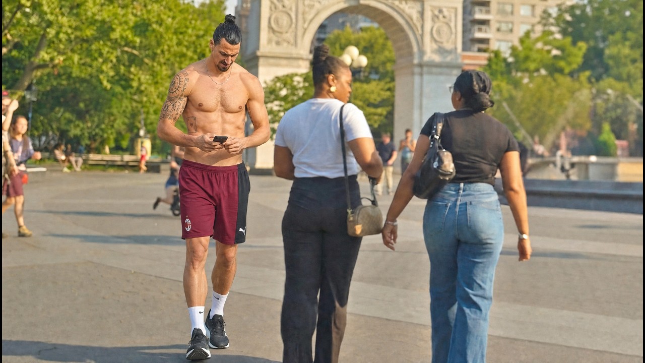 When Zlatan Ibrahimovic Goes Out In Public background