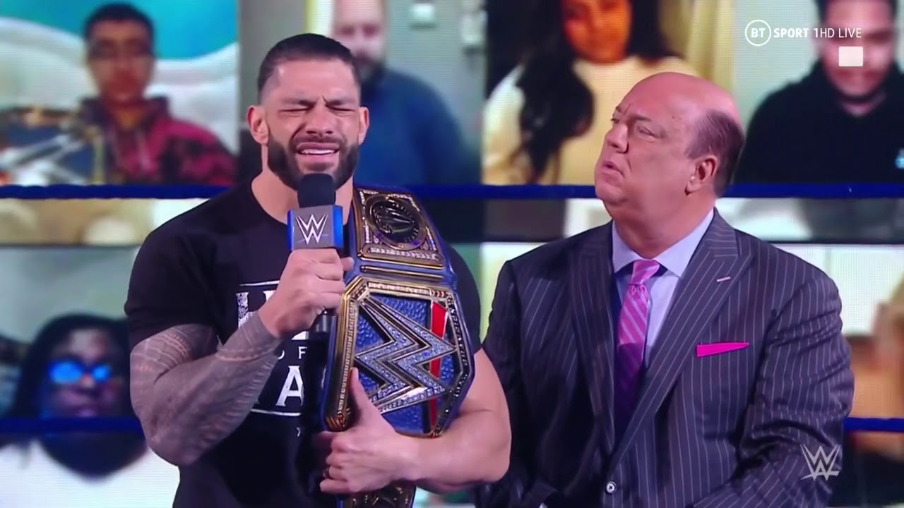 Paul Heyman Challenges Adam Pearce On SmackDown (Full Segment) background