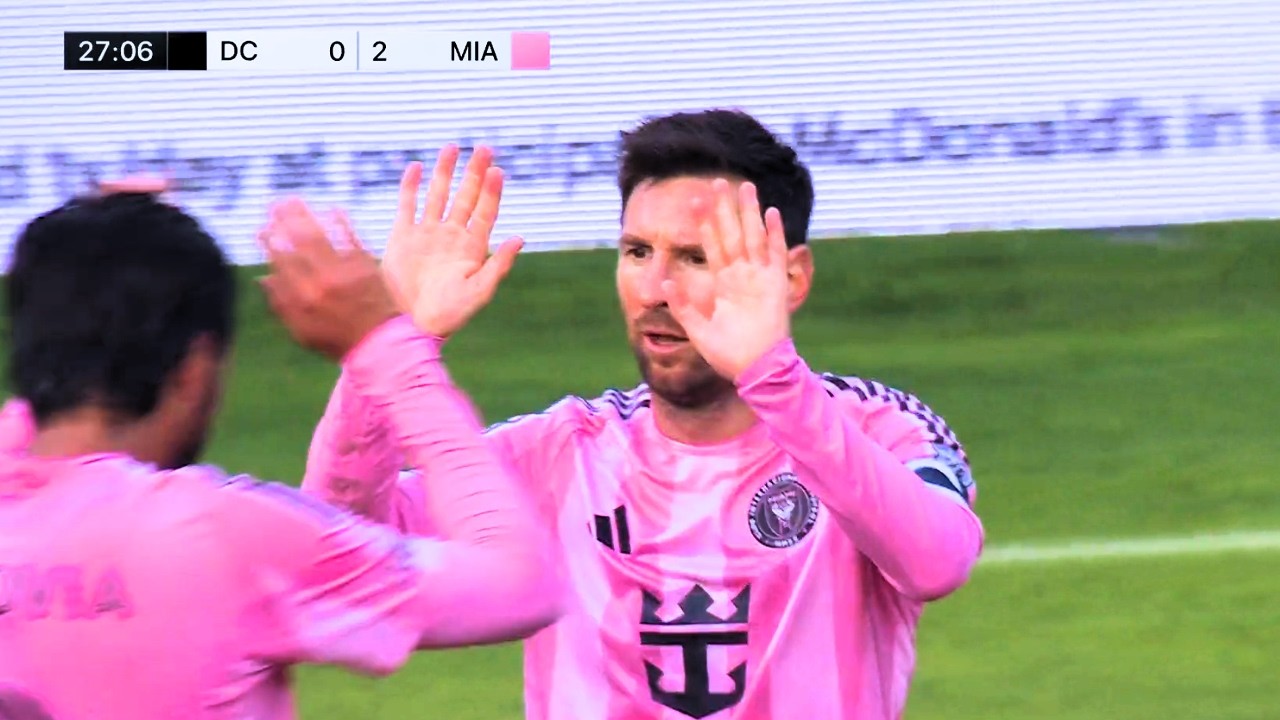 Lionel Messi vs D.C. United 2026 | Cheeky GOAL đ„ background