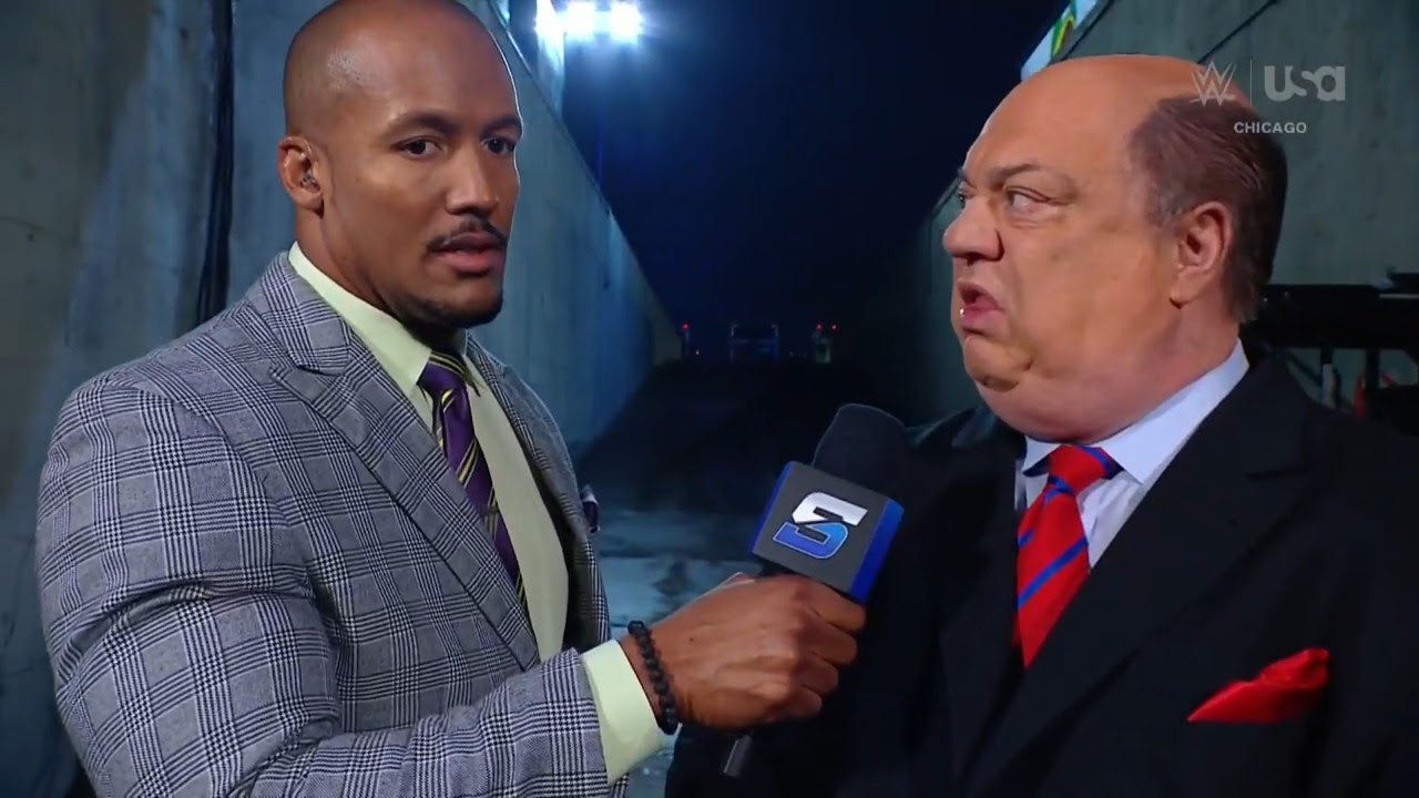 Paul Heyman feeling trapped becomes rude to Byron Saxton awaiting Roman Reigns arrival