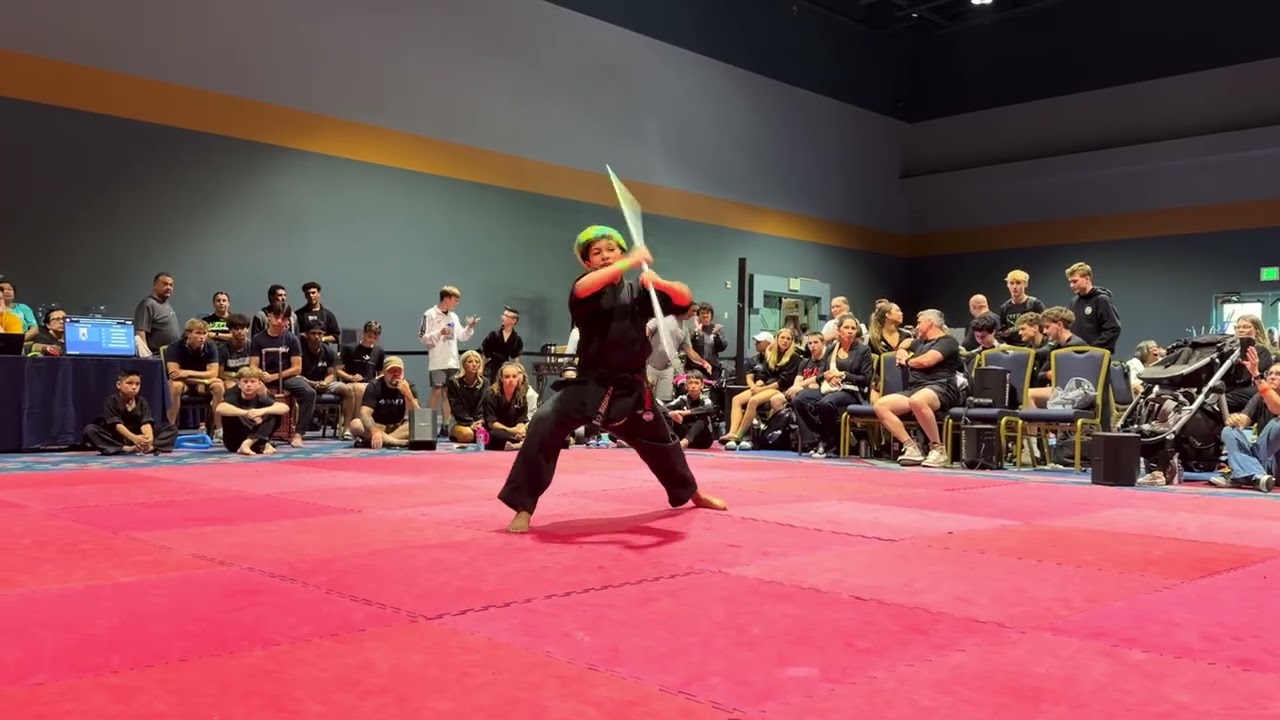 Ace Dhanani 13 & Under Boys CMX Weapons Grand Championship - US Open 2026 background