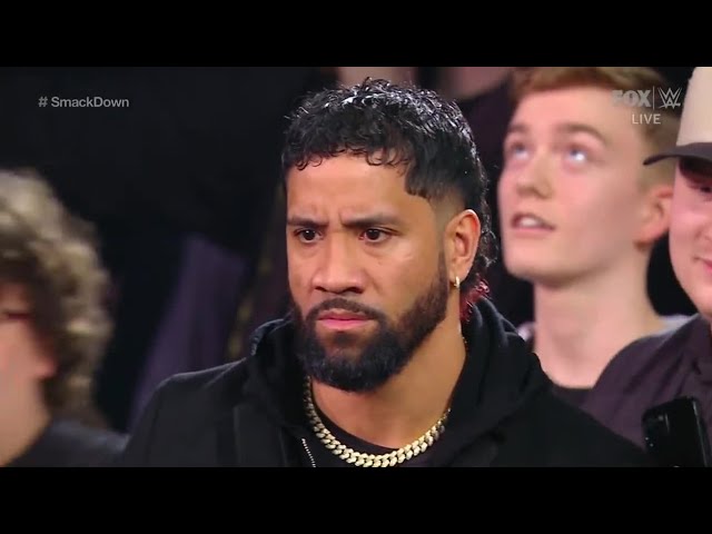 Jey Uso Looks On While Sami Zayn Takes Out Jimmy - WWE Smackdown February 24th 2023 (Full Segment)