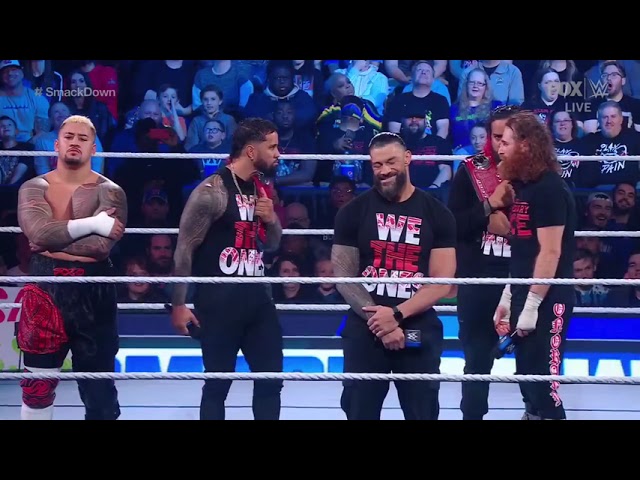 Roman Reigns Addresses The Sami Zayn & Jey Uso Problem - WWE Smackdown 10/28/22 (Full Segment) background