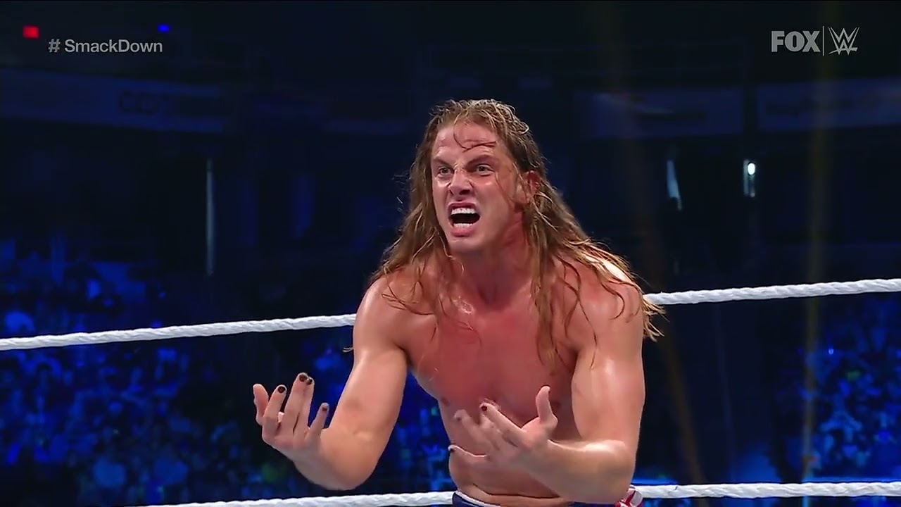 Jey Uso W/ Jimmy Uso vs Riddle W/ Randy Orton -WWE Smackdown 4/22/22