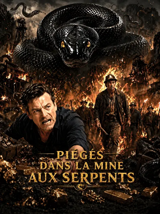 PIÉGÉS DANS LA MINE AUX SERPENTS poster