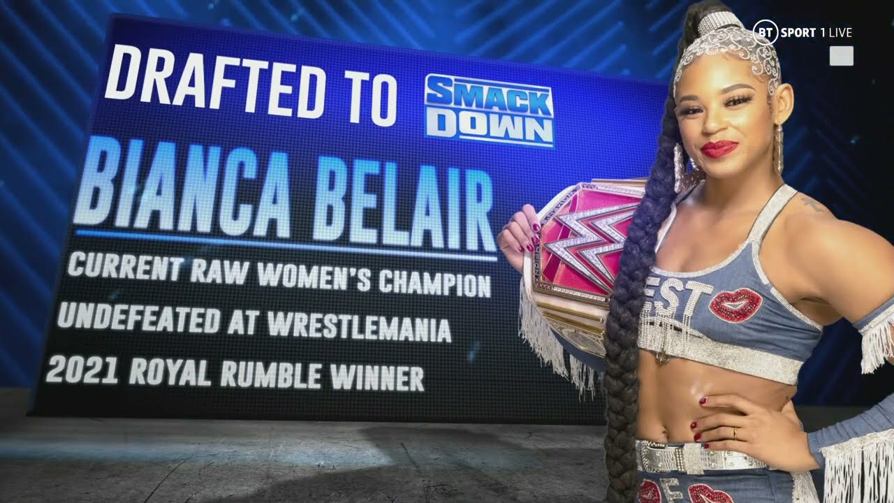 WWE Draft Round 1 + The Usos & Sami-KO Promo – WWE Draft Smackdown 4/28/23 (Full Segment) background